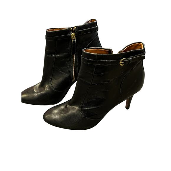 Nine West Mainstay Ankle Booties – Women’s 8M. Black leather stiletto heels - Picture 6 of 11
